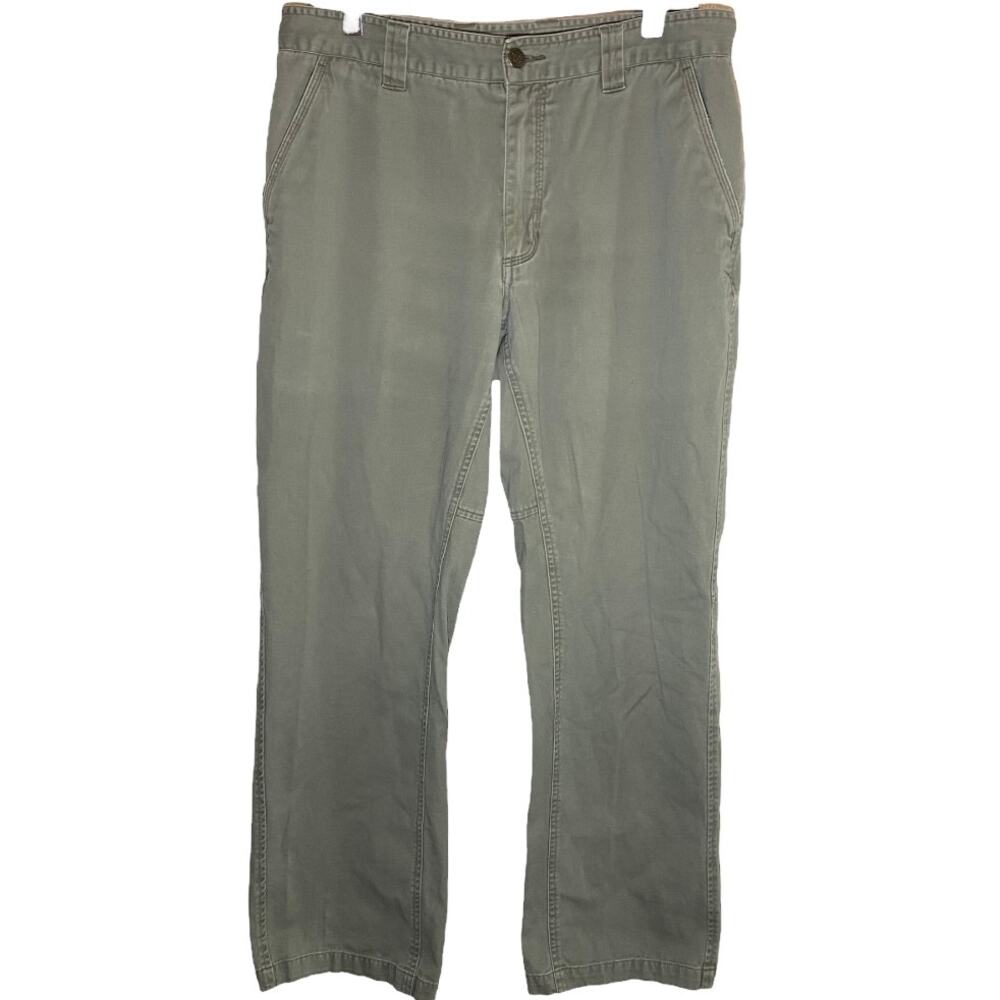 Royal Robbins Cargo Pants 100% Cotton Mid Rise Straight Slash Pocket Gray 34x32